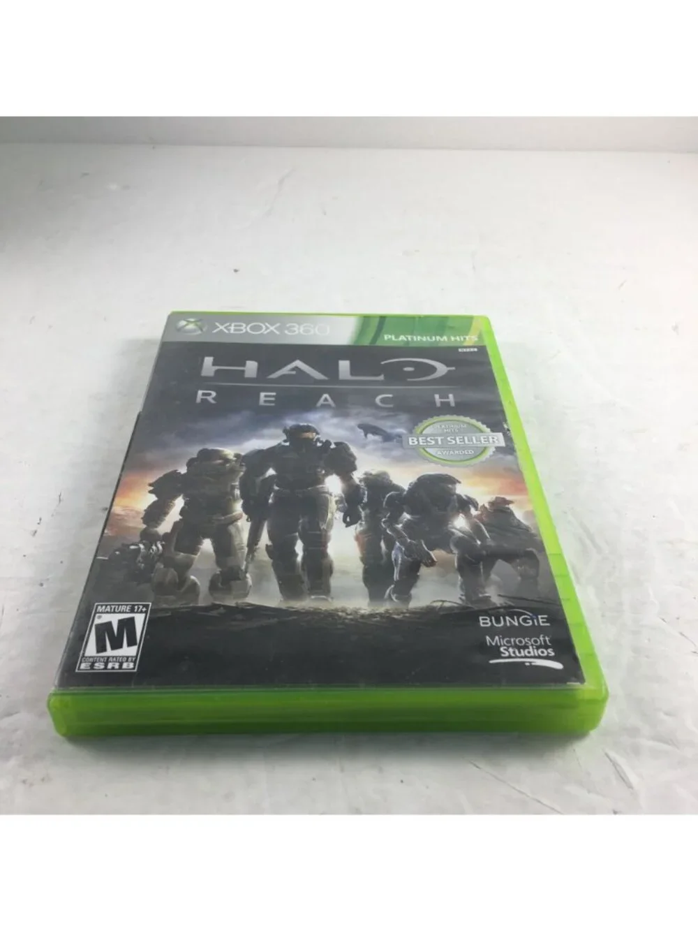 MICROSOFT XBOX 360 HALO REACH PLATINUM HITS MANUAL INCLUDED